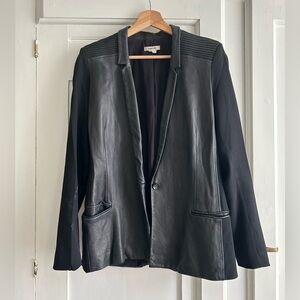 Helmut Lang Leather Blazer